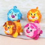 Unisex Wind Up Easter Puzzle Toys for Kids Cute Animals Toy Lion Flipping