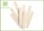 Disposable Lolly Pop Ice Cream Wooden Sticks , 114mm Natural Wooden Sticks
