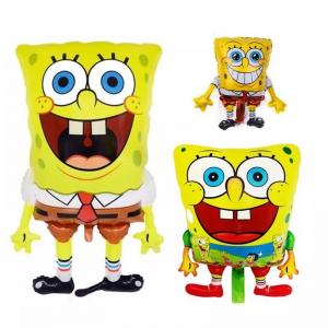 China Wholesale Hot Sale Cartoon Character Yellow Sponge Bob SquarePants Patrick Star Shape Balloons wholesale
