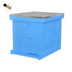Langstroth Painted Blue Beekeeping Beehive 10 Frames