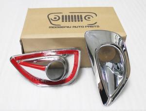 China High quality ABS chrome Car front fog light cover For JEEP Grand Cherokee 2013-2014 Auto accessories wholesale