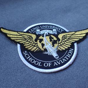 China Animal Shape Black Embroidery Custom Clothing Patches wholesale
