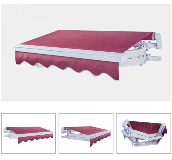 Outdoor Powder Coated Double Arm Awning Balcony Patio Awning