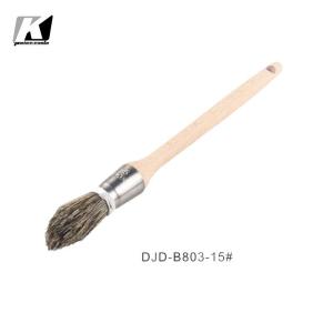 China Multifunctional Round Natural Bristle Paint Brush For Painting 217x15x12mm wholesale