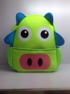 China 2015 hot sale kids animal neoprene school bag wholesale