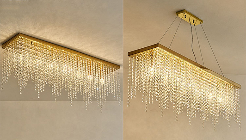 Nordic home decoration crystal chandelier restaurant extra large chandelier(WH-CA-106)
