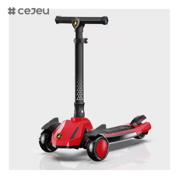 CJ-HLW-101 Children's Scooter, Children's Scooter, 1-3 to 6 Year Old Boys and Girls, 3-in-1 yo yo, Foldable Scooter