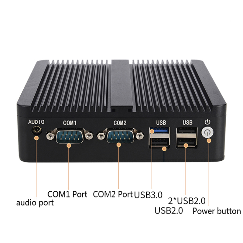 Fanless J4125 Portable OEM Industrial Mini PC Small Pocket Intel Mini Pc Computer