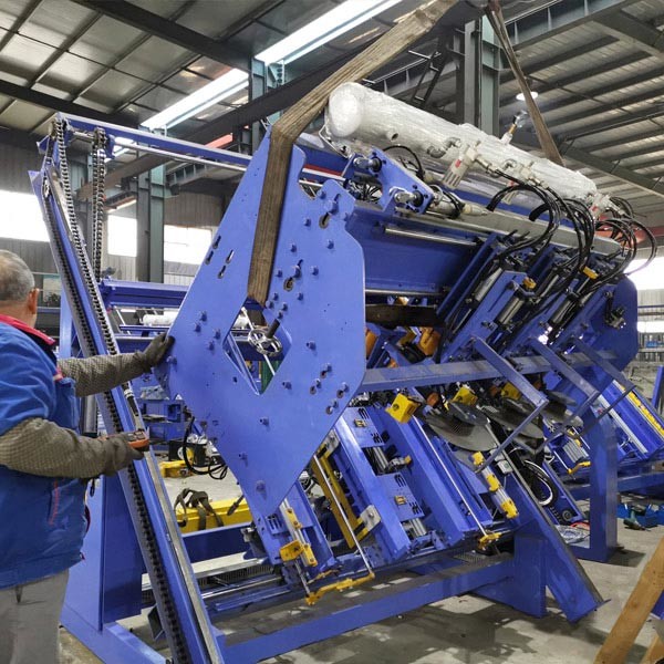 Euro Wood Block Pallet Nailing Machine For Wood Pallet In Italy