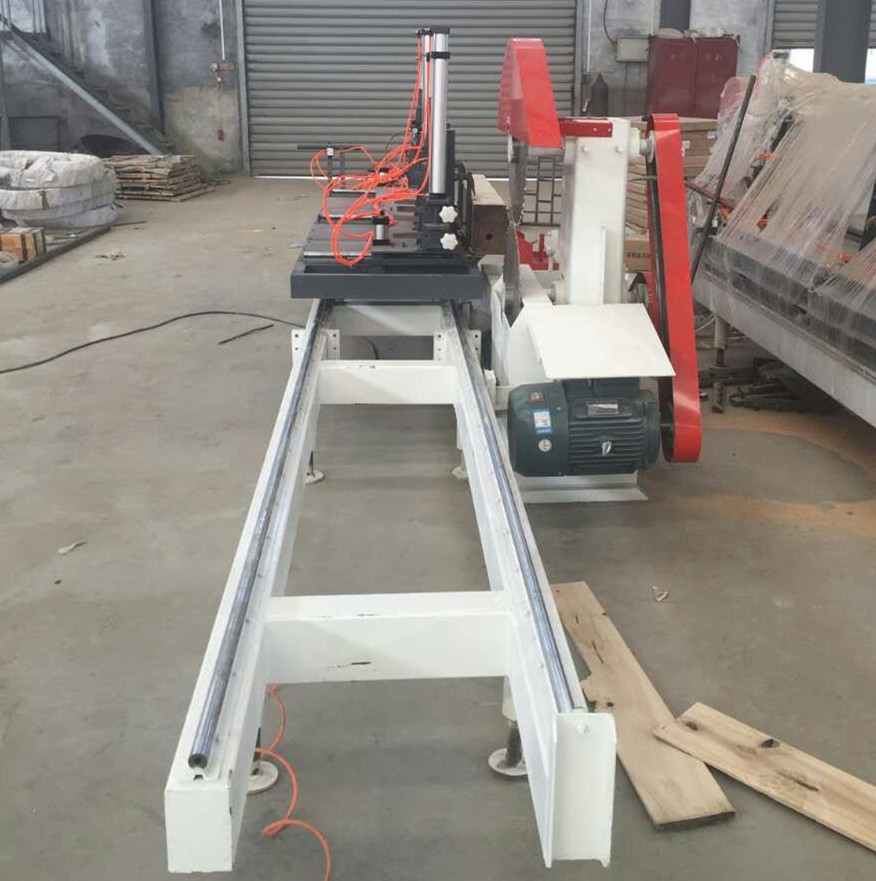 Heavy Duty Circular Twin Blades Lumber Saw Mill Auto Feeding Sawmill Machine