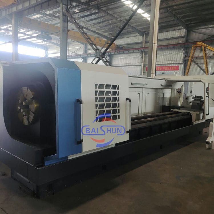 Large Hole Cnc Turning Machine Screw Cutting Cnc Metal Pipe Threading Machine