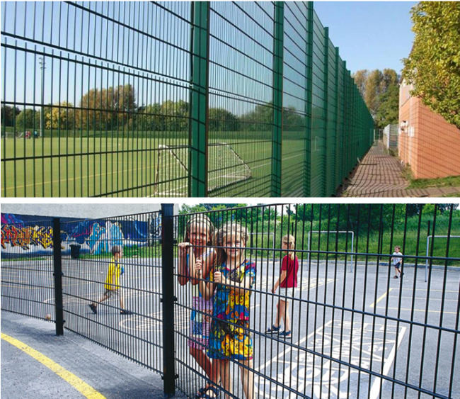L3m 868 Double Welded PVC Coated Wire Mesh Fence With 48x1.5mm Post