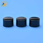 Black 20mm Screw Cap , Smooth Closure Plastic Bottle Lid