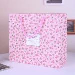 Christmas Patterned Gift Bags Flower Logo Presents Customize Color
