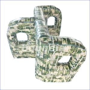 China 0.6MM PVC Inflatable Paintball Wall for Outdoor Sports wholesale