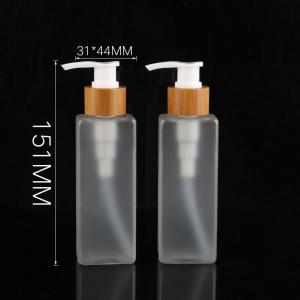 China Square Shape Frosted PET Plastic Bottles For Sanitizer wholesale