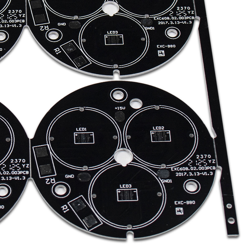 Aluminum Base Prototype LED PCB Board 1.0mm 1.2mm 1.5mm