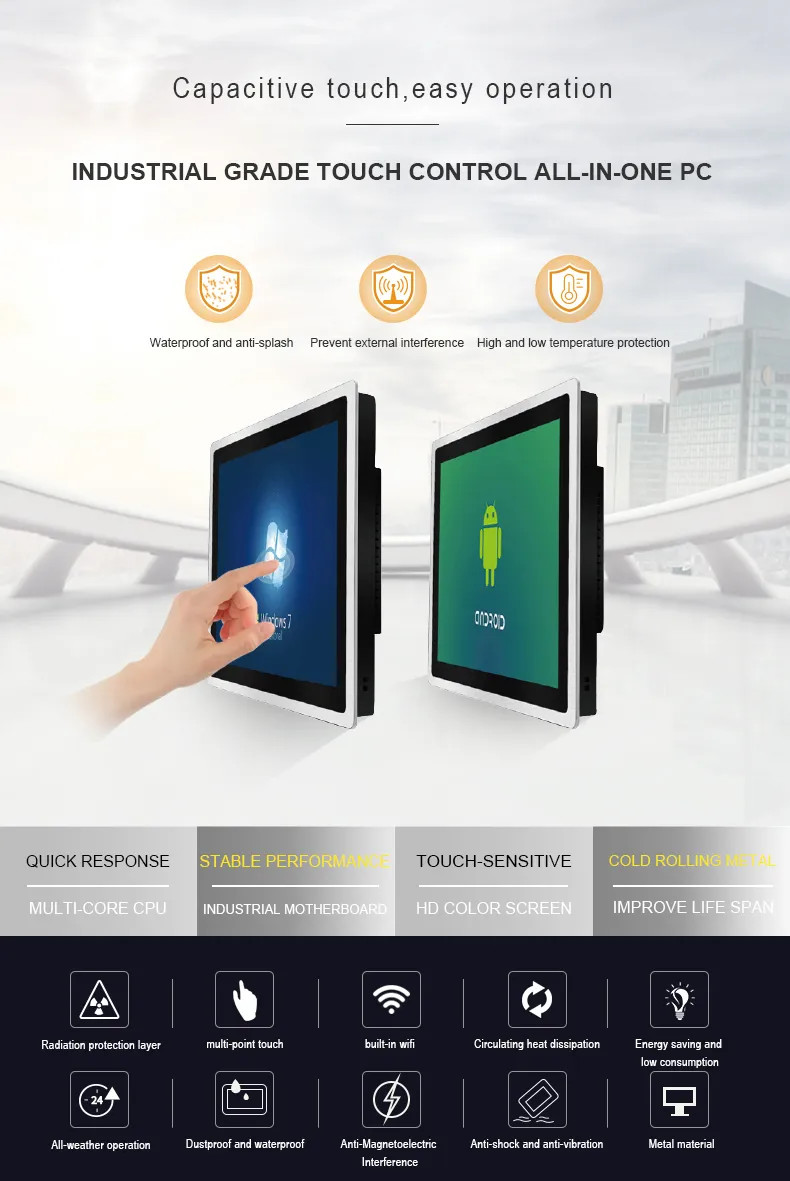 12.1 Inch Multifunction Touch Screen Monitor Industrial Lcd Computer Self Service Kiosk