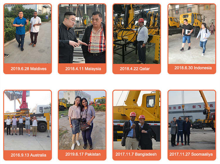 Dongfeng New 12 Ton Truck Crane China Construction Mobile Crane Price for Sale