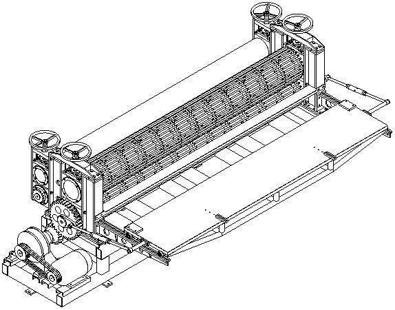 Roofing Barrel Corrugated Sheet Metal Roll Forming Machines/Barrel Corrugation Machine