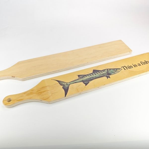 Custom Wooden Narrow Rectangle Long Serving Tray Bread Sushi Food Blank Sublimation Cheese Board