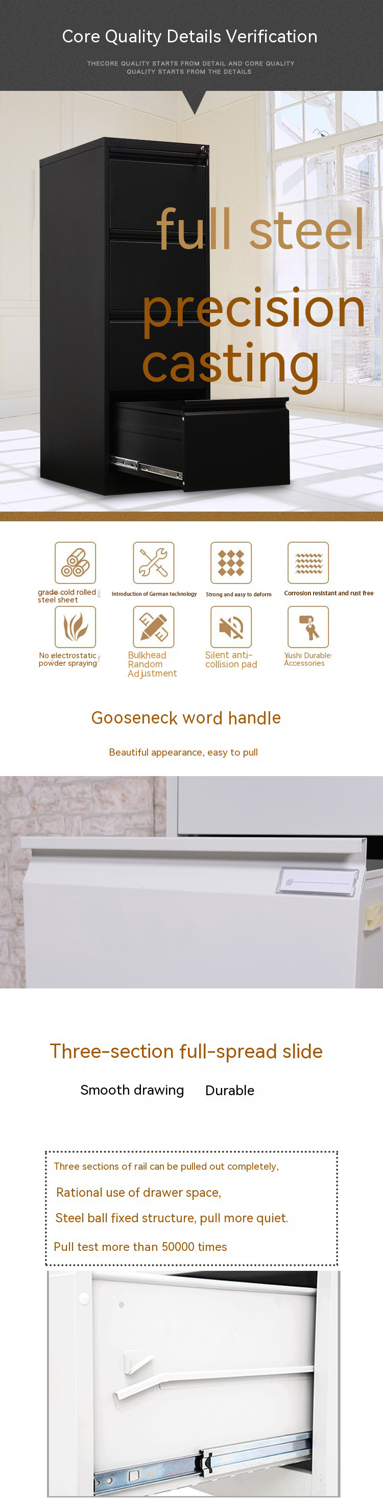 Keep Your Documents Safe and Organized with a Stainless Filing Cabinet