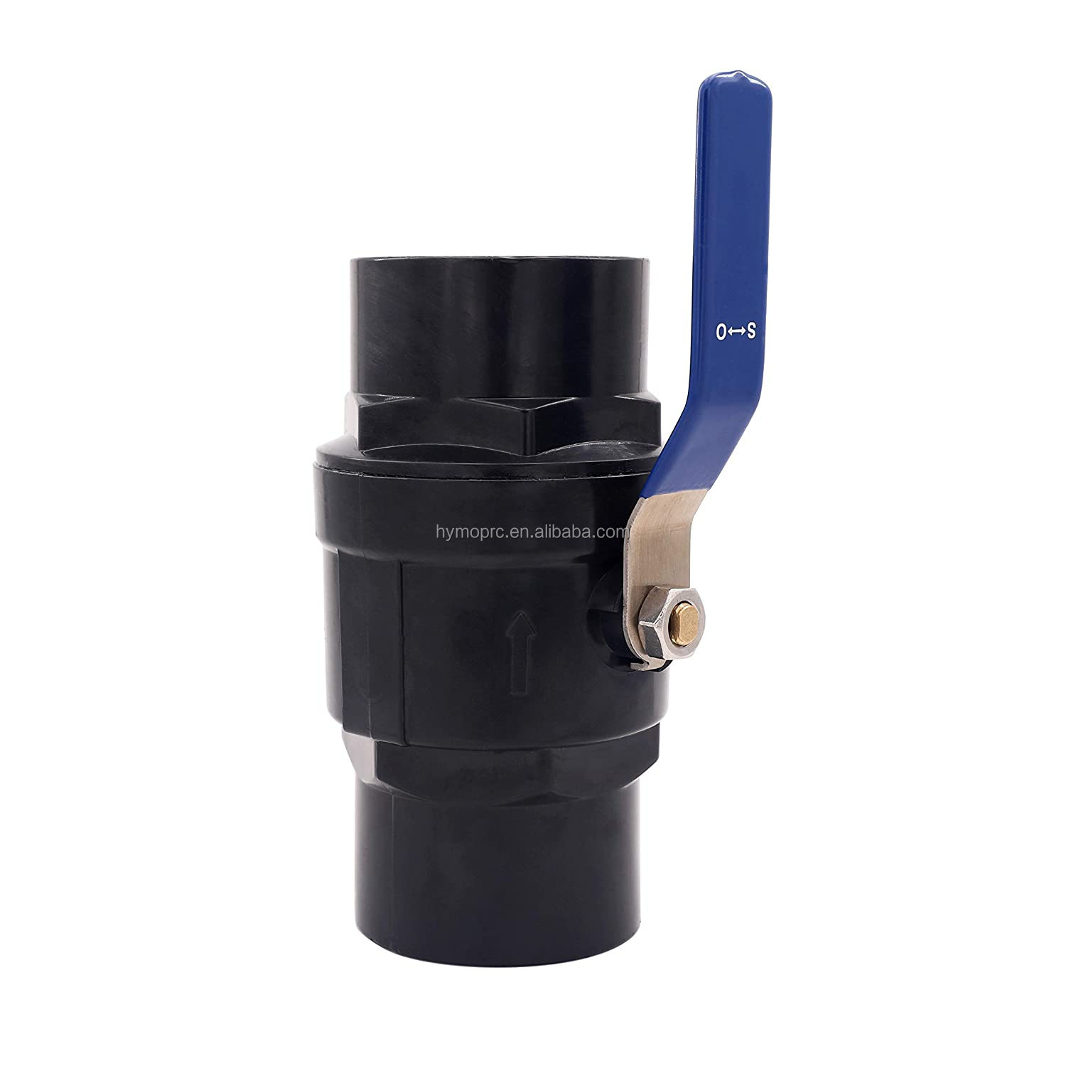 Customize 1.5 Inch Black Color Plastic PVC Ball Valve with OEM Service and Material