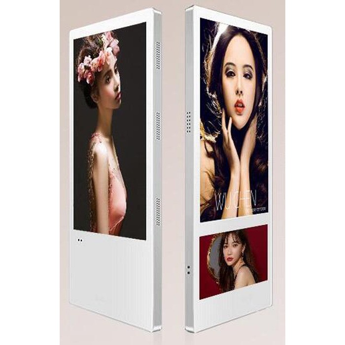 32" inch wooden frame LCD video photo frame NFT display for gallery advertising signage kiosk with WIFI network Android OS