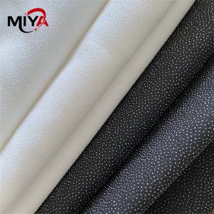China Water Jet Plain Weaving Woven 50gsm Fusible Lining Fabric wholesale