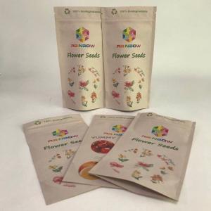 China Custom Pirnted Biodegradable Bags Eco-friendly Bags Kraft Paper PLA Bags wholesale