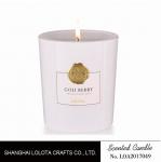 Home Decor Luxury Scented Candle In Glass Bottle , Fresh And Pleasant Fragrance