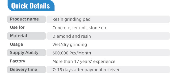 8inch Diamond Grinding Disc for Concrete Floor Polishing Longer Working Time Advantage