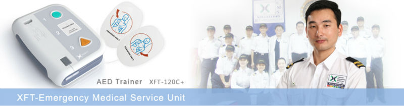 China Portable defibrillator aed trainer training cost