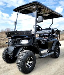 China 48v Electric Golf Cart Lifted Loaded EMACHINE Black wholesale