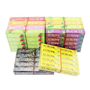 China 5 Sticks Fruit Chewing Gum Watermelon Banana Apple Flavor With Halal Sweet wholesale