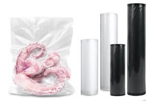 China Heavy Duty 5mil Clear Black Vacuum Sealer Rolls wholesale