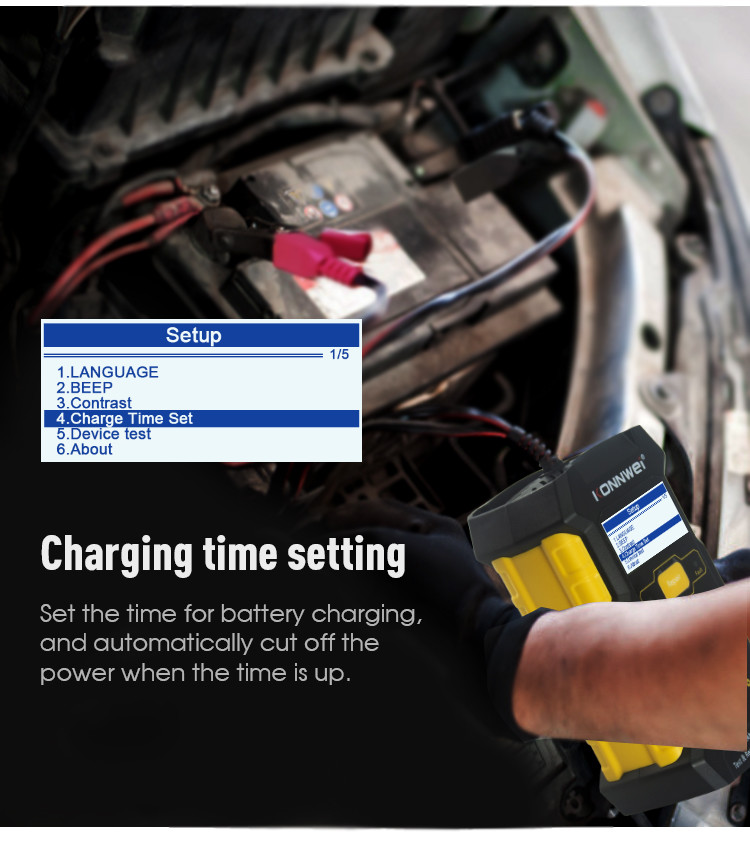 MCA 100Ah OBD2 EOBD Protocol Car Battery Tester For 12V Vehicles