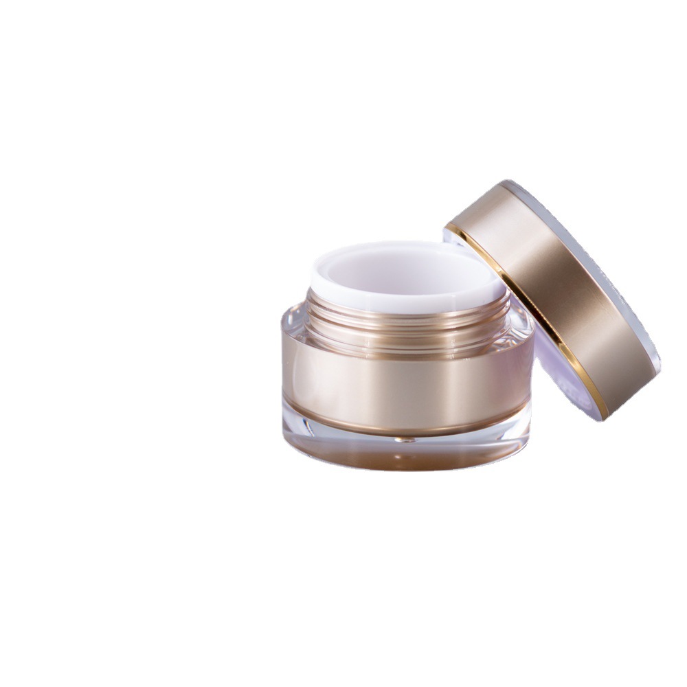 5g 10g 15g 20g 30g 50g 100g Cosmetics Acrylic Gel Nail Jar Matte for Skin Care Cream Frosted Plastic Jars with Screw Lids