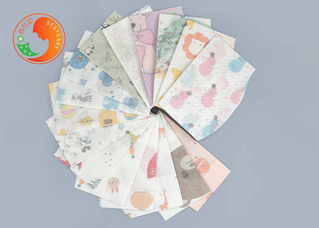 BPS BPA Free Custom Disposable Bibs Soft Care Dryness Sensitive Skin Anti Slip