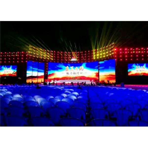 Huge Outdoor Full Color LED Display Hire , Aluminum P4.81mm LED Video Wall Screen
