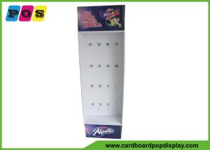 China Retail Sales Paperboard Pegs Cardboard Display With Stand For Snacks wholesale