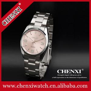 China Fashion Ladies Watches Sapphire Glass Case Stainless Steel Watches Man Men's Quartz Watch wholesale