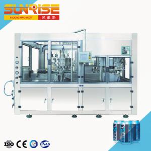 China Automatic 330ml Energy Beverage Juice Aluminum Can Filling Sealing Machine wholesale