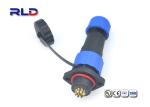 Industrial Threaded Female SP1310 IP68 Waterproof Connector