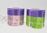 Adhesive VC Tube Printable Packaging Embossed Sticker Labels For Bottles