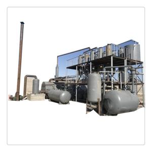 China Tyre Pyrolysis Oil to Diesel Waste Oil Distillation Equipment with 380v/50hz Voltage wholesale