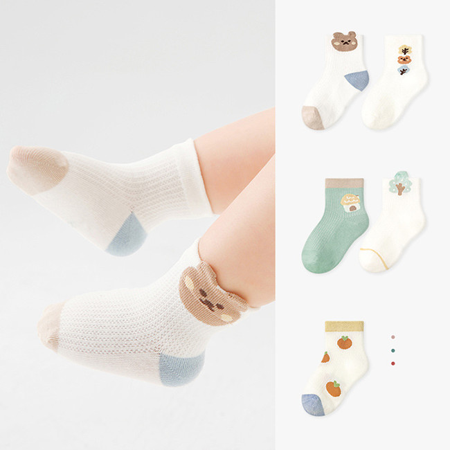 Newborn Baby Animal Cartoon Socks Soft Organic Cotton Socks