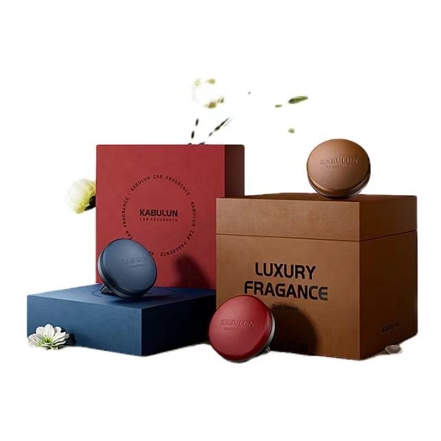 Leather Scented Car Air Freshener Promotional Cherry Car Aromatherapy