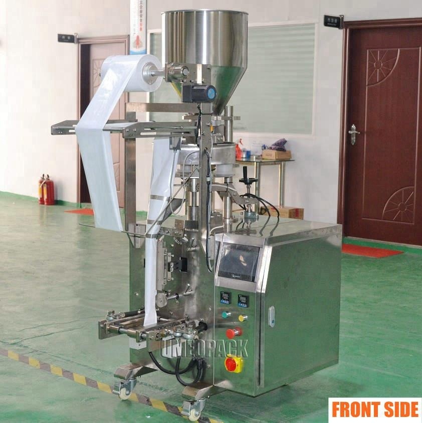 UMEOPACK China low cost automatic small vertical form fill seal snack food pouch packing machine for small business