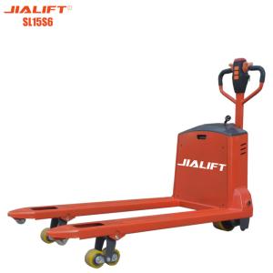 China 1500kg 3000kg Electric Power Pallet Jack Truck Pedestrian Lifting Height 200mm wholesale